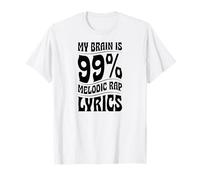 Mi Cerebro es 99 por ciento de Canciones de Rap melódico Camiseta