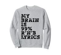 Mi Cerebro es 99% R 'N B Letras - R 'N B Music Sudadera