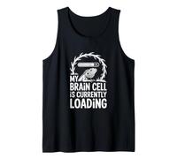 Mi Cerebro está Cargando Humor Lagarto Camiseta sin Mangas
