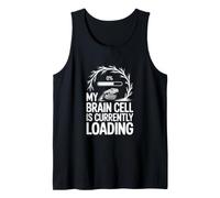 Mi Cerebro está Cargando Humor Lagarto Camiseta sin Mangas
