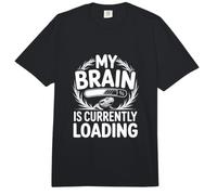 Mi Cerebro está Cargando Humor Lagarto Comfort Colors Adult Heavyweight T-Shirt