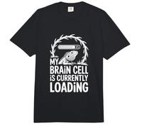 Mi Cerebro está Cargando Humor Lagarto Comfort Colors Adult Heavyweight T-Shirt
