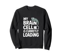 Mi Cerebro está Cargando un dragón Barbudo Divertido Sudadera