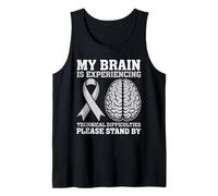Mi Cerebro está experimentando dificultades técnicas Gracioso Camiseta sin Mangas