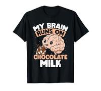 Mi Cerebro Funciona con Leche de Chocolate Camiseta