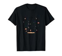 Mi Cerebro Tiene demasiadas pestañas Abiertas Camiseta, Hombre, Negro, XXL