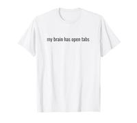 Mi Cerebro Tiene pestañas Abiertas Orgullo neurodivergente Camiseta