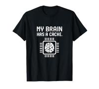 Mi Cerebro Tiene un diseño Geek matemático de ingeniería de caché Camiseta