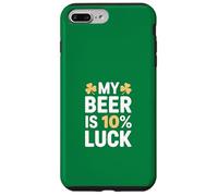 Mi Cerveza es 10 por ciento de Suerte Día de San Patricio Carcasa para iPhone 7 Plus/8 Plus