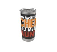 Mi chef favorito Llámame tía Vaso térmico de acero inoxidable de doble pared
