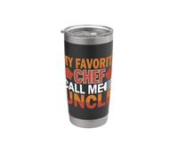 Mi chef favorito Llámame tío Vaso térmico de acero inoxidable de doble pared