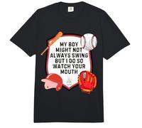 Mi Chico no Siempre se balancea, Pero lo Hago así Que cuida tu Boca Comfort Colors Adult Heavyweight T-Shirt
