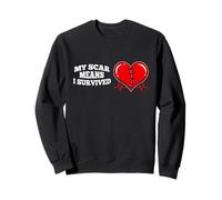 Mi Cicatriz Significa Que sobrevivió la Conciencia del Mes de la Salud cardíaca Sudadera