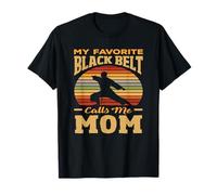 Mi cinturón Negro Favorito me Llama mamá Karate Artes Marciales Camiseta