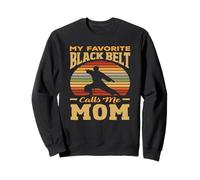 Mi cinturón Negro Favorito me Llama mamá Karate Artes Marciales Sudadera