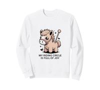 Mi círculo de equitación está Lleno de alegría, Lindo Pony Sudadera