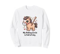 Mi círculo de equitación está Lleno de alegría, Lindo Pony Sudadera