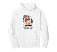 Mi círculo de equitación está Lleno de alegría, Lindo Pony Sudadera con Capucha