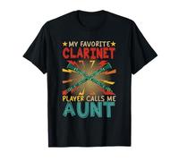 Mi clarinetista Favorito me Llama tía Día de la Madre Camiseta