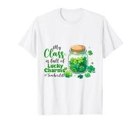 Mi Clase está Llena de amuletos de la Suerte. Profesor: Día de San Patricio Camiseta