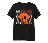 Mi Cocina Mis Reglas Cocinero Comida Hombre Mujer Regalo Camiseta Premium