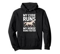 Mi código Ejecuta mi Caballo Corre más rápido Programador Sudadera con Capucha