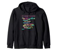Mi código genético | Programación de codificación Nerd Ciencias de la Computación Sudadera con Capucha