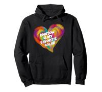 Mi Color Favorito es el Arco Iris, el Arco Iris es mi Color Favorito Sudadera con Capucha