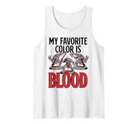 Mi Color Favorito es la Sangre, Divertida Pintura en Miniatura de Wargamer Camiseta sin Mangas