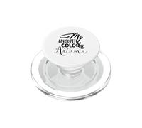 Mi Color Favorito es otoño Hojas Naturaleza PopSockets PopGrip para MagSafe