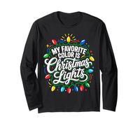 Mi Color más Favorito del Mundo Son Las Luces navideñas Manga Larga
