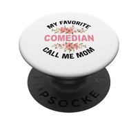 Mi Comediante Favorito Llámame mamá Comedia Comediante PopSockets PopGrip Adhesivo