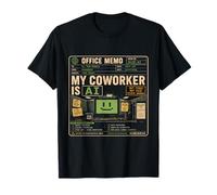 Mi Companero Es IA Humor Sarcastico Memo Oficina Camiseta