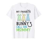 Mi Conejito Favorito me Llama mamá, Divertida Madre de Pascua Camiseta