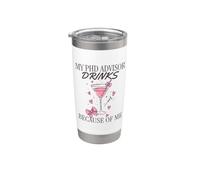 Mi consejero de doctorado bebe por mi | PhD Advisor Presente Vaso térmico de acero inoxidable de doble pared