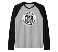 Mi consejero doctoral bebe por mi | Tesis doctoral Humor Camiseta Manga Raglan