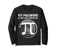 Mi contraseña es el último 8 dígitos de Pi Manga Larga