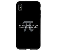 Mi contraseña Son los últimos 8 dígitos de Pi - Divertido Profesor de matemáticas Carcasa para iPhone XS MAX