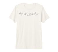 Mi Copa Llena sobre Bendito Agradecido Dios Ama a Jesús Salvar Camiseta Premium