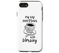 Mi Copa rebosa de bendición Salmo 23:5 Fe Cristiana Carcasa para iPhone SE (2020) / 7/8