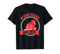 Mi Corazón Atacó Y Yo Gané Ataque Al Corazón Cardíaco Camiseta