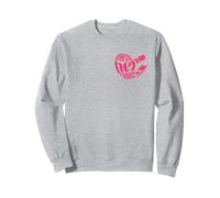 Mi corazón baila X My Heart dances. Love Love Statement Fun Sudadera