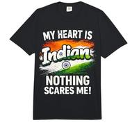 Mi Corazón Es India Orgulloso Indio Comfort Colors Adult Heavyweight T-Shirt