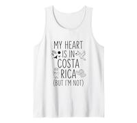 Mi Corazón Está en Costa Rica (Pero No Estoy) - Costa Rica Camiseta sin Mangas