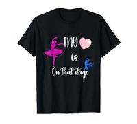 Mi corazón está en Ese Escenario, Recital de Baile, Dancing Mama Camiseta gráfica económica