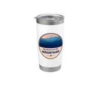 Mi Corazón Está En Las Montañas Vaso térmico de acero inoxidable de doble pared
