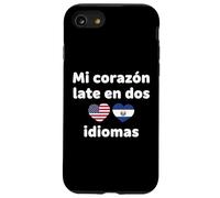 Mi Corazon Late en Dos Idiomas US El Salvador Carcasa para iPhone SE (2020) / 7/8