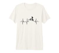 Mi corazón Late por la Bicicleta de montaña Camiseta Premium