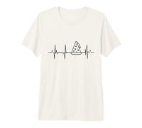 Mi corazón Late por la Pizza Camiseta Premium