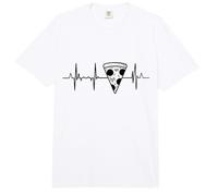 Mi corazón Late por la Pizza Comfort Colors Adult Heavyweight T-Shirt